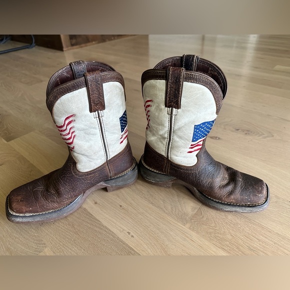 Lil' Rebel™ by Durango® Little Kids Distressed Flag Western Boot - Picture 11 of 15